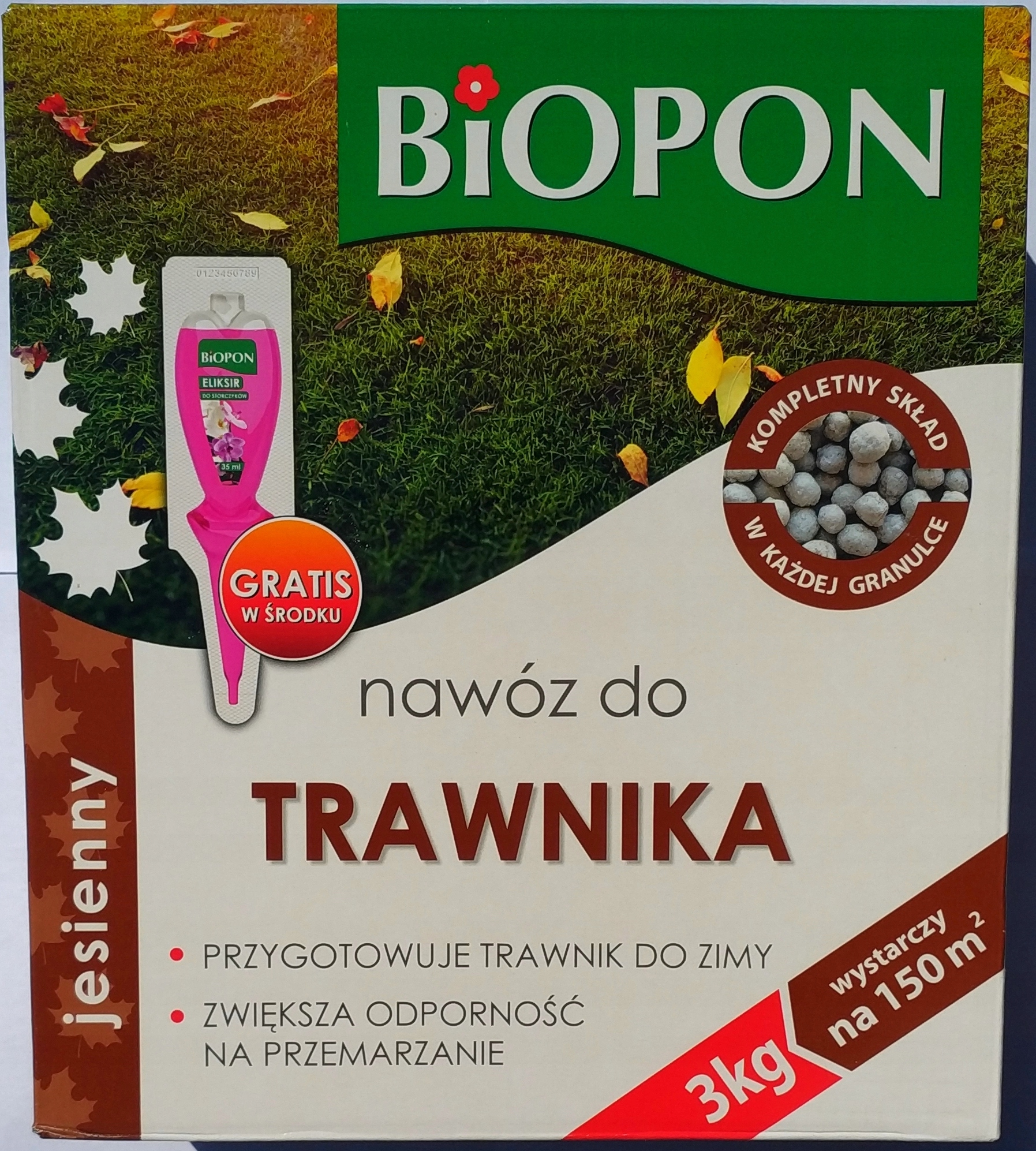 

Nawóz Jesienny Do Trawnika Biopon 3 kg