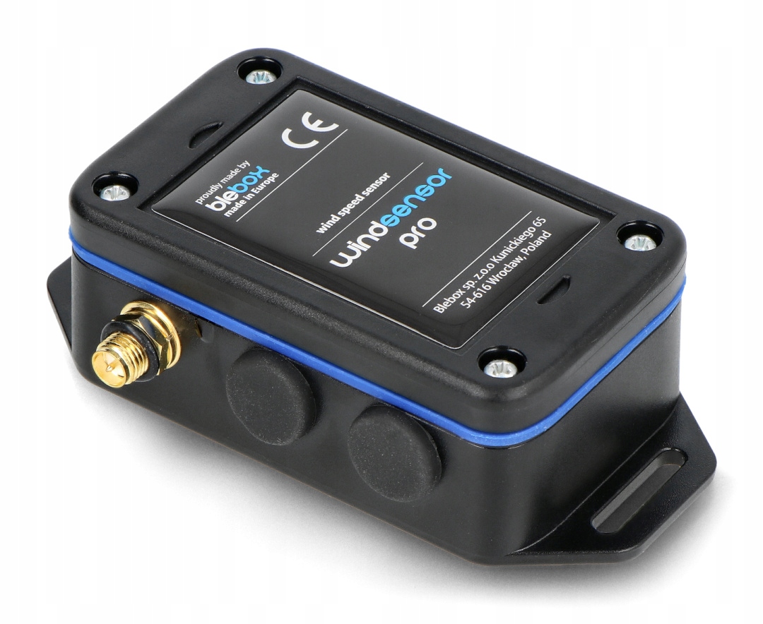 BleBox windSensor Pro - czujnik prędkości wiatru Rodzaj czujnika inny