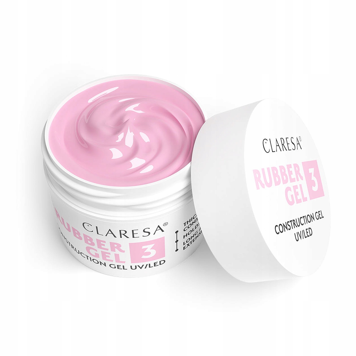 Claresa Stavební gel Rubber gel 3 90 g