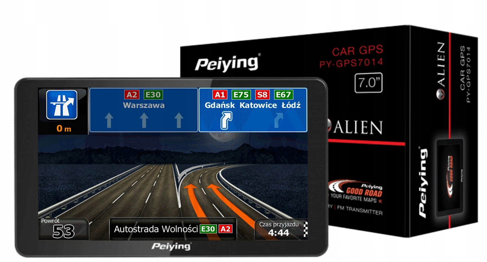 

Nawigacja dla Ciężarówki Tir iGO Primo GPS7014