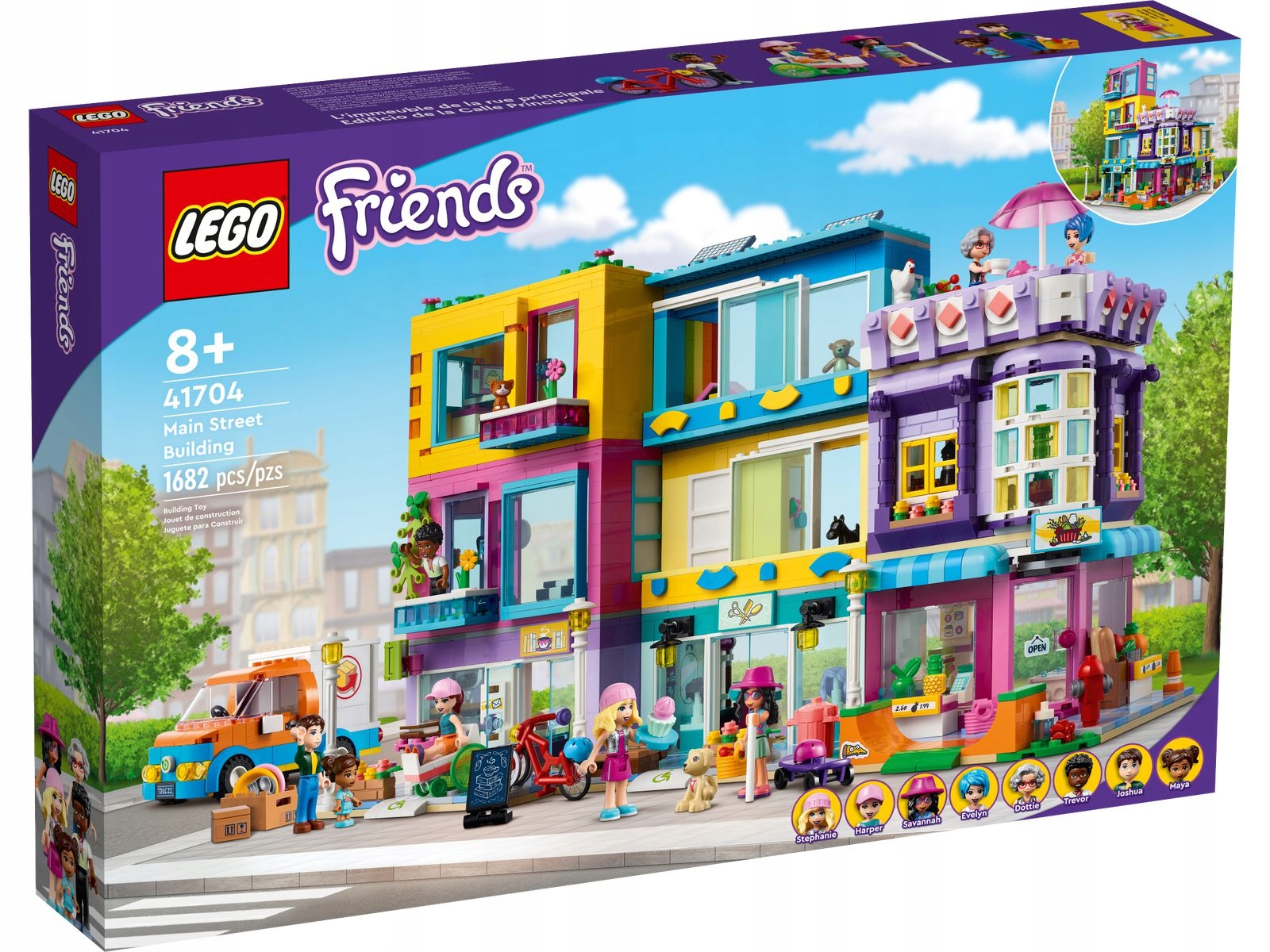 Lego 41704 Přátel – Budovy Na Hlavní Ulici
