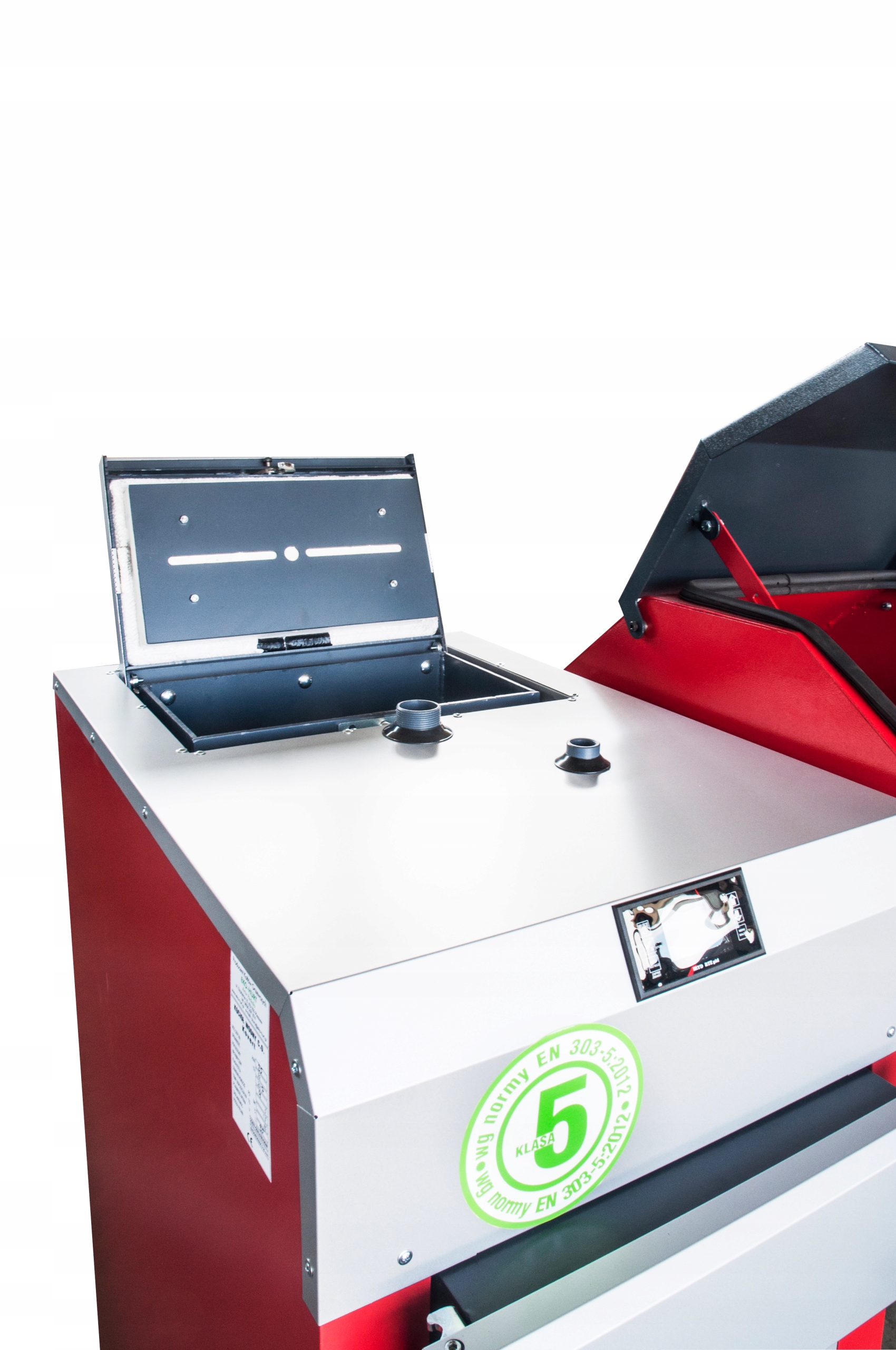 KOCIOŁ Z PODAJNIKIEM EKOGROSZEK 5 KLASA 40kW PIEC Marka inna