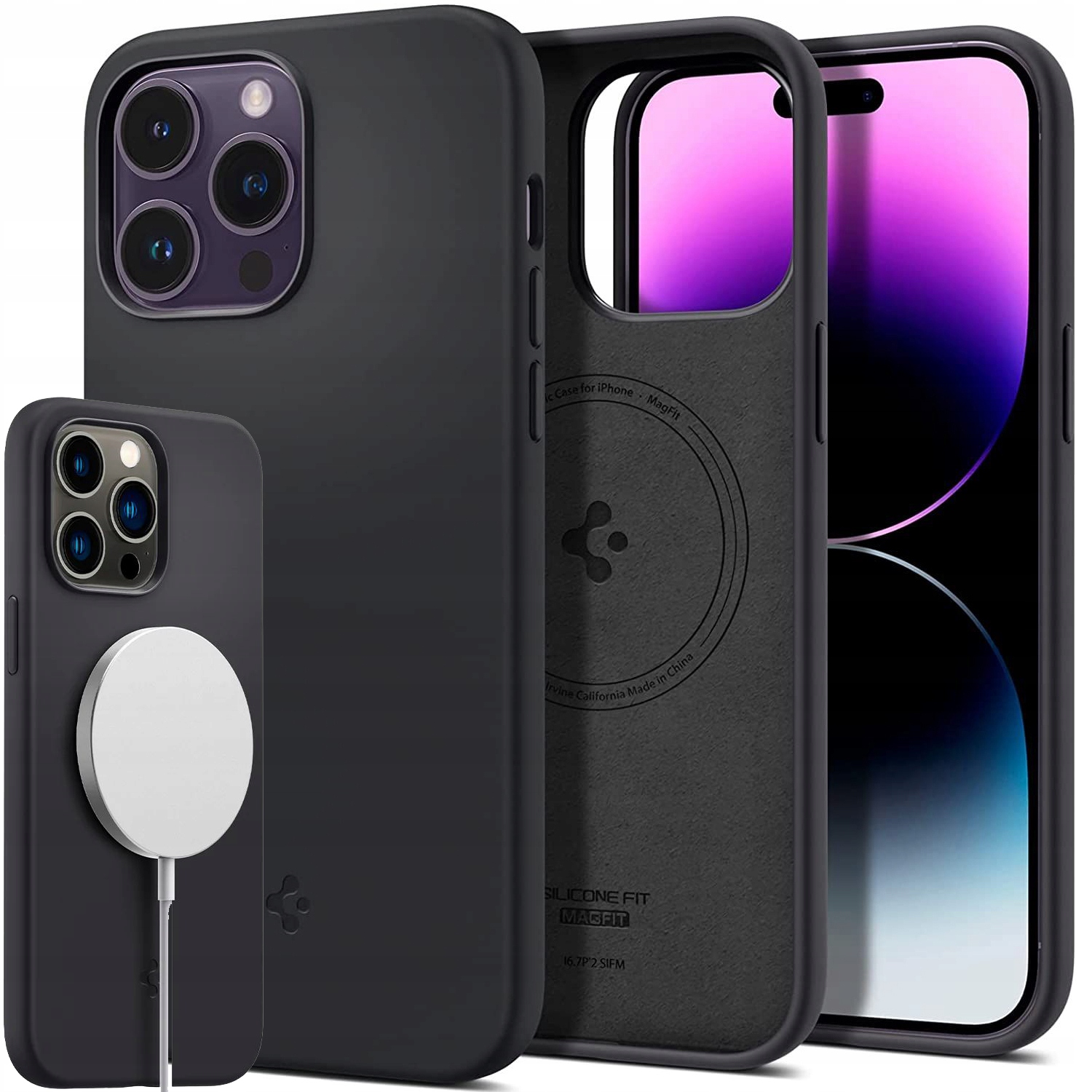 

Etui Spigen Silicone Fit Mag do iPhone 14 Pro Max