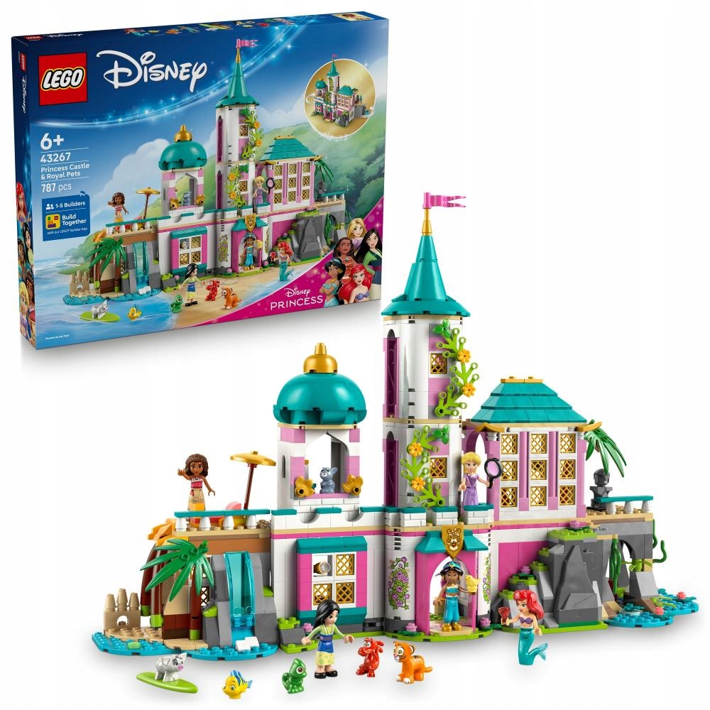 Lego 43267 Disney Princess Zámek princezen a královských zvířat