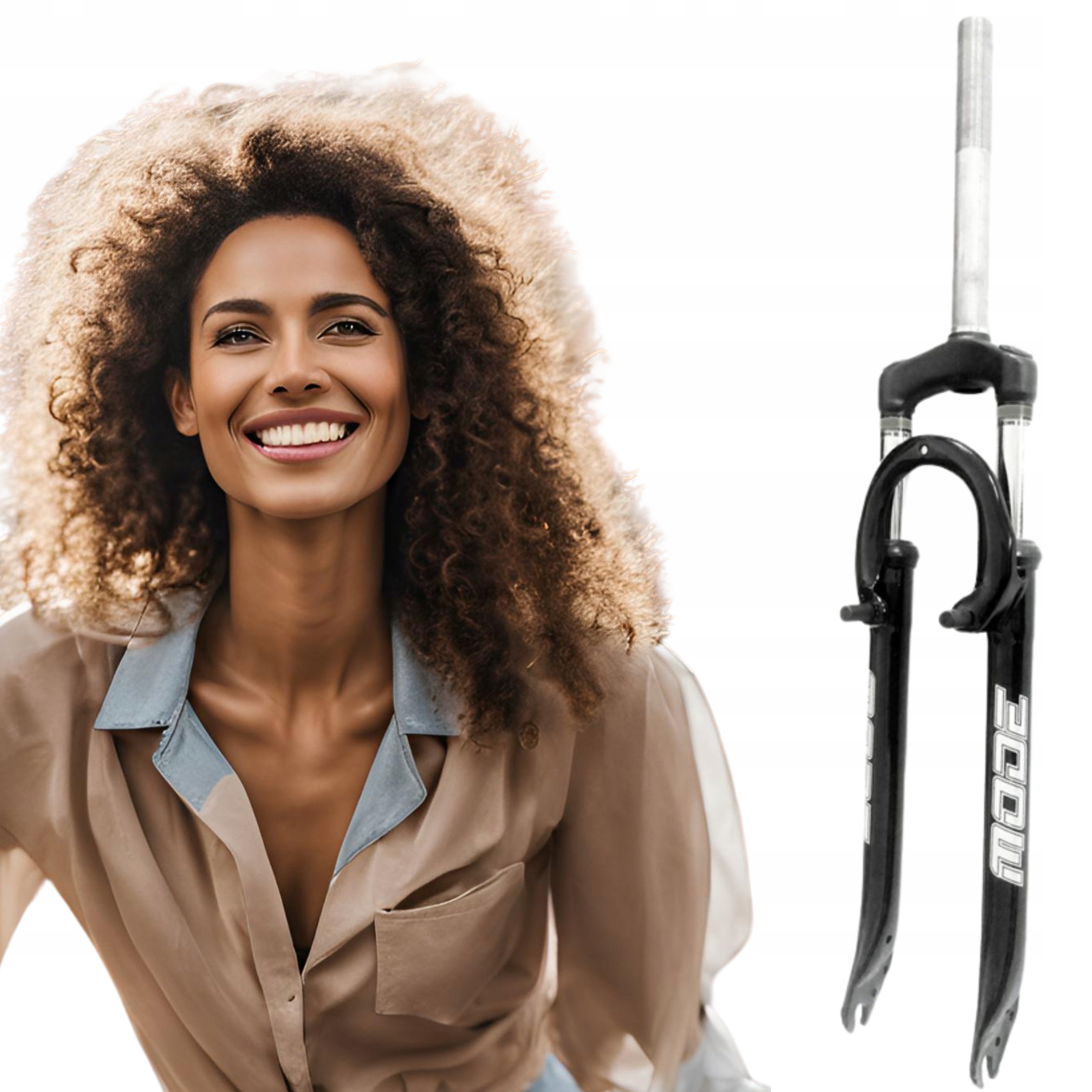 Odpružená vidlice 26'' Mode MD-711X, závit 28.6 mm, V-Brake komfort jízdy