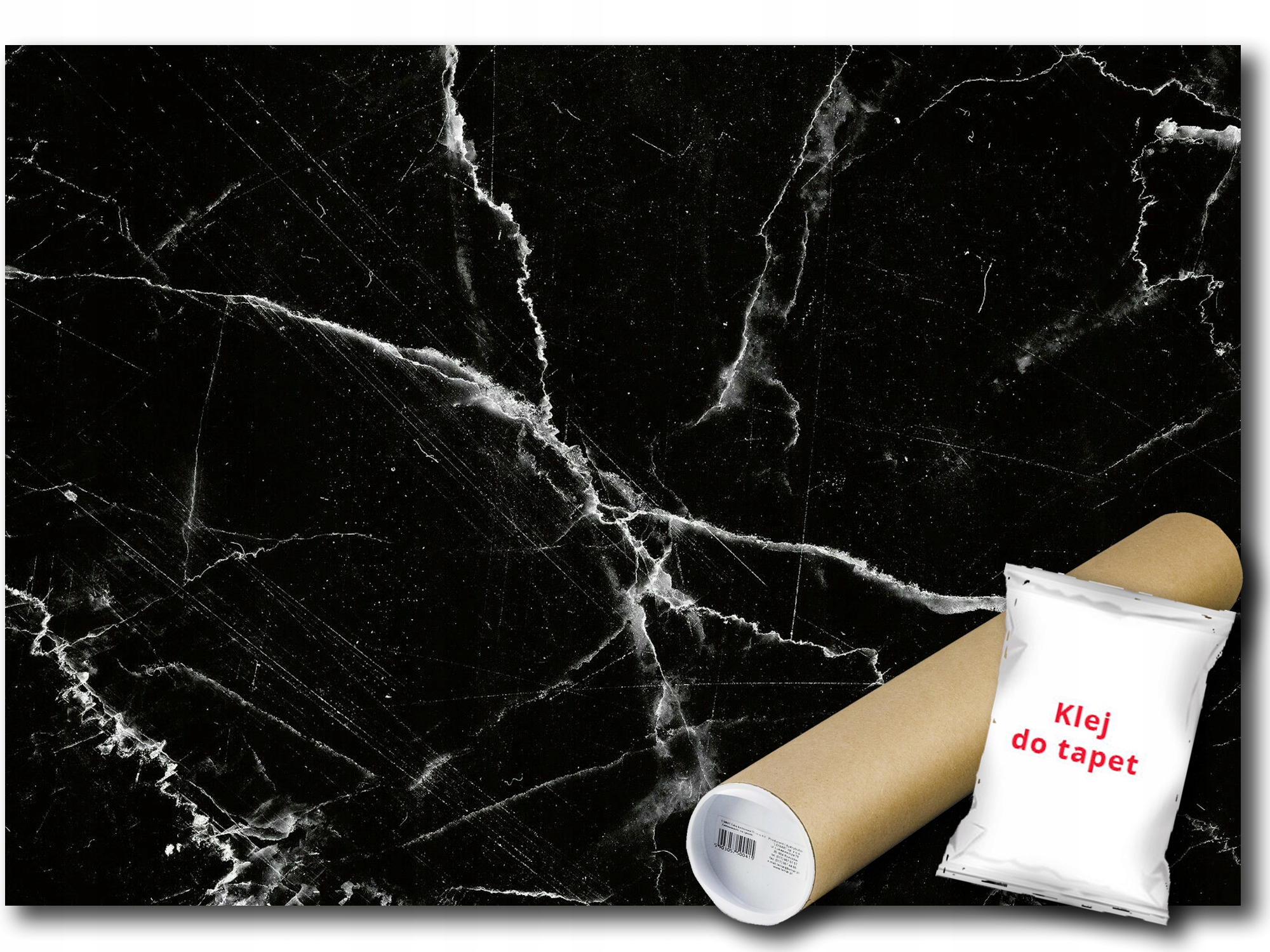 Fototapeta Flizelina Černý Mramor Kámen Skála 200x140 lepidlo bonus