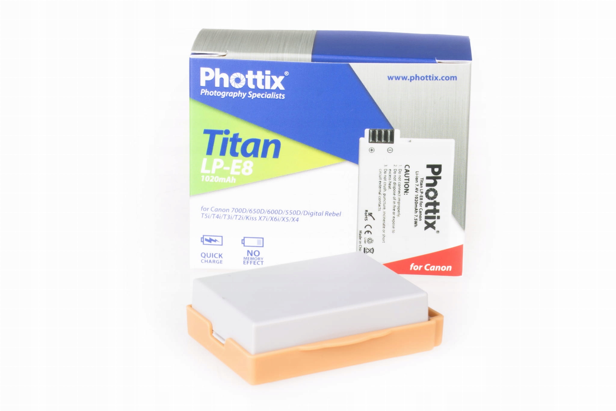 Akumulator Phottix LP-E8 Canon 550D/ 600D/ 650D/ 700D Marka Duracell