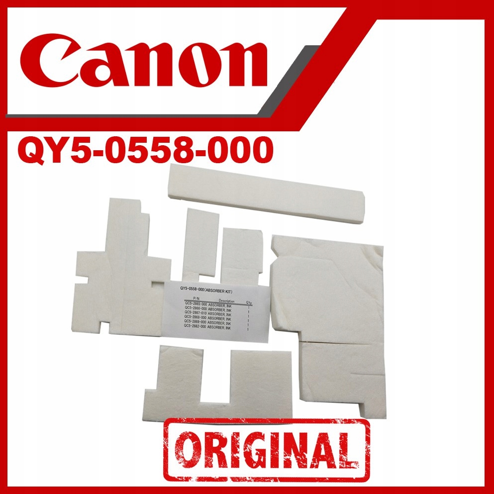 

Oryg. Pochłaniacz tuszu Gąbki Canon G4000 G4400