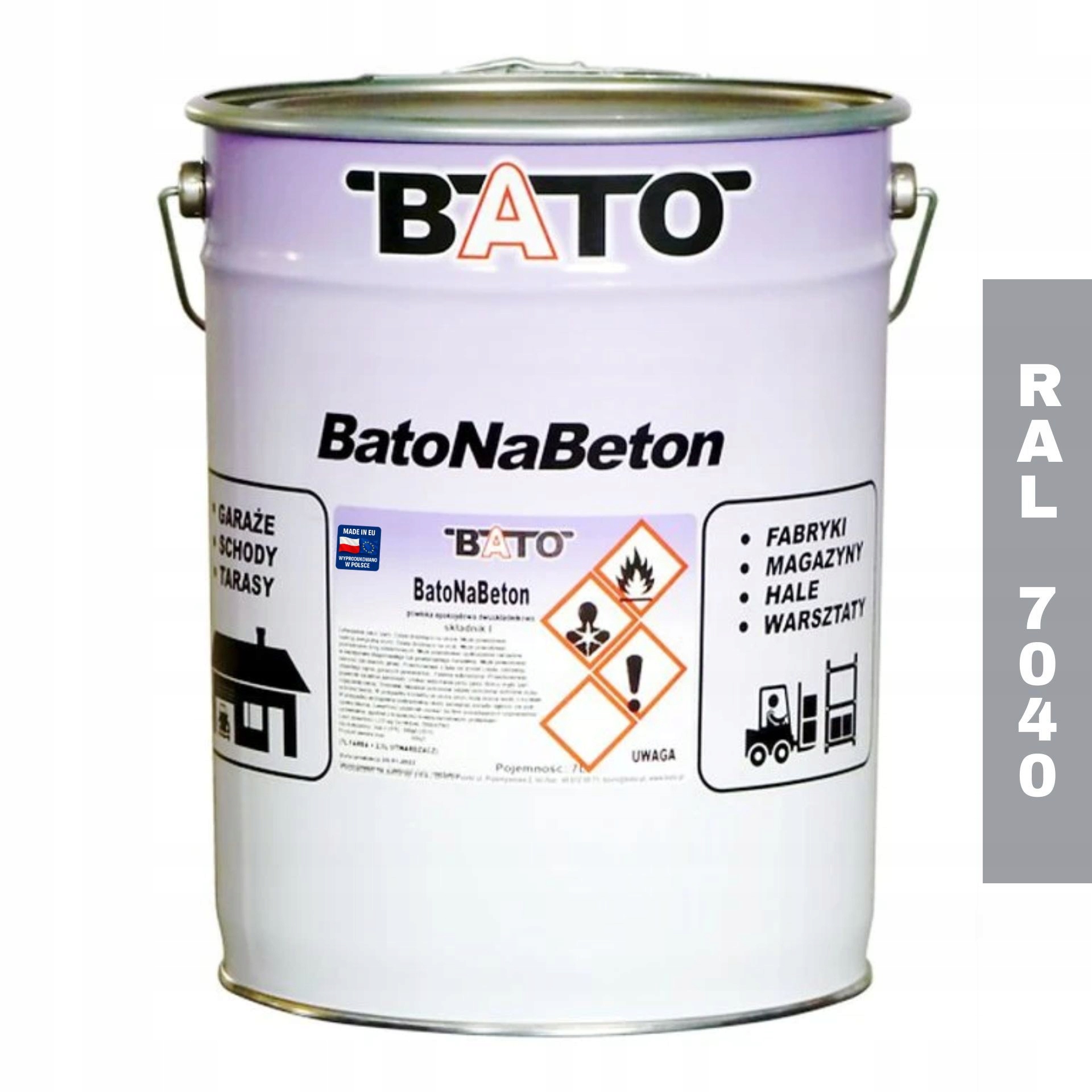 Epoxidová pryskyřice na beton podlaha BatoNaBeton 9,5L Šedá Ral 7040