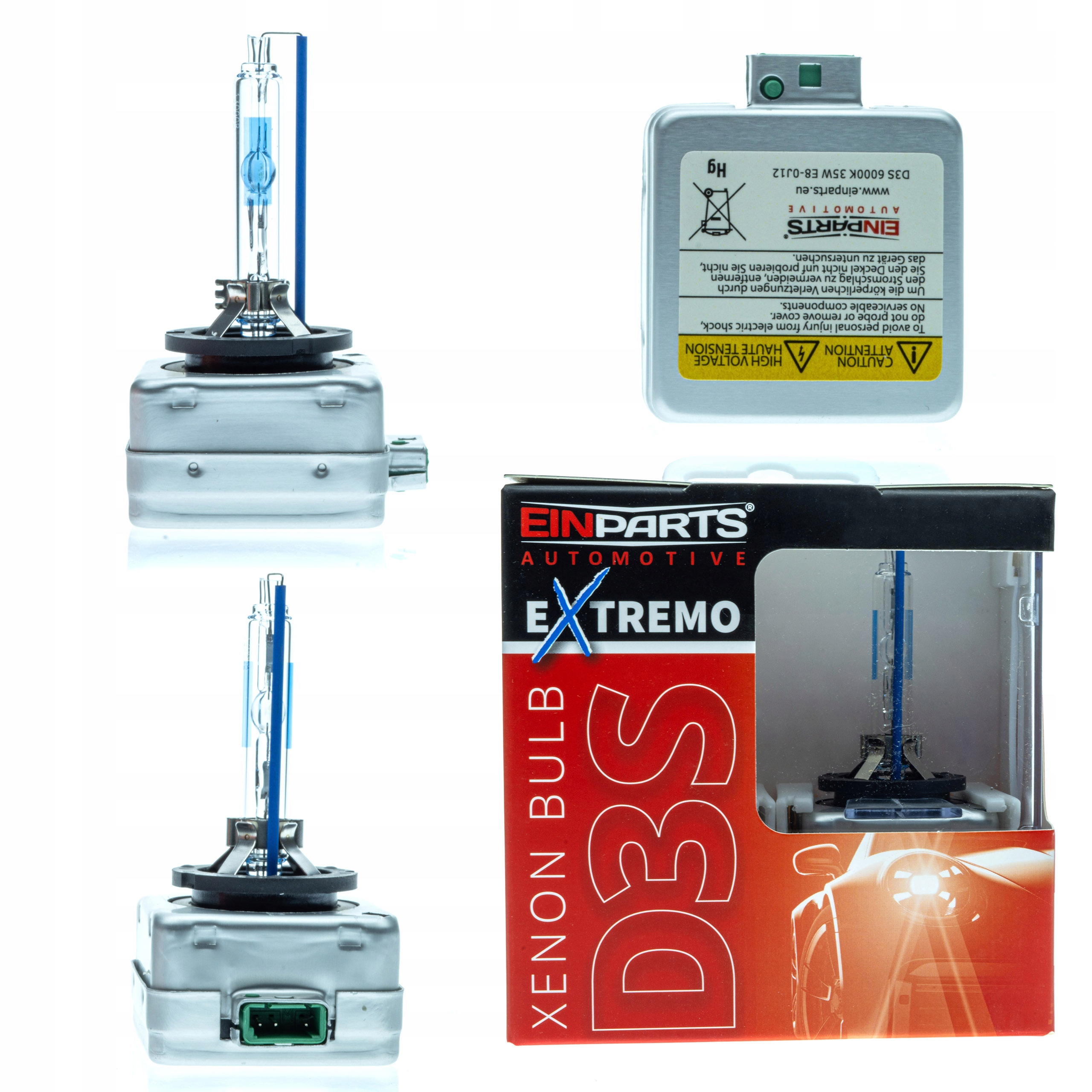 ŻARNIK HID D3S ŻARÓWKA XENON KSENON PALNIK EXTREMO 6000K 35W DUOPACK 2 SZT