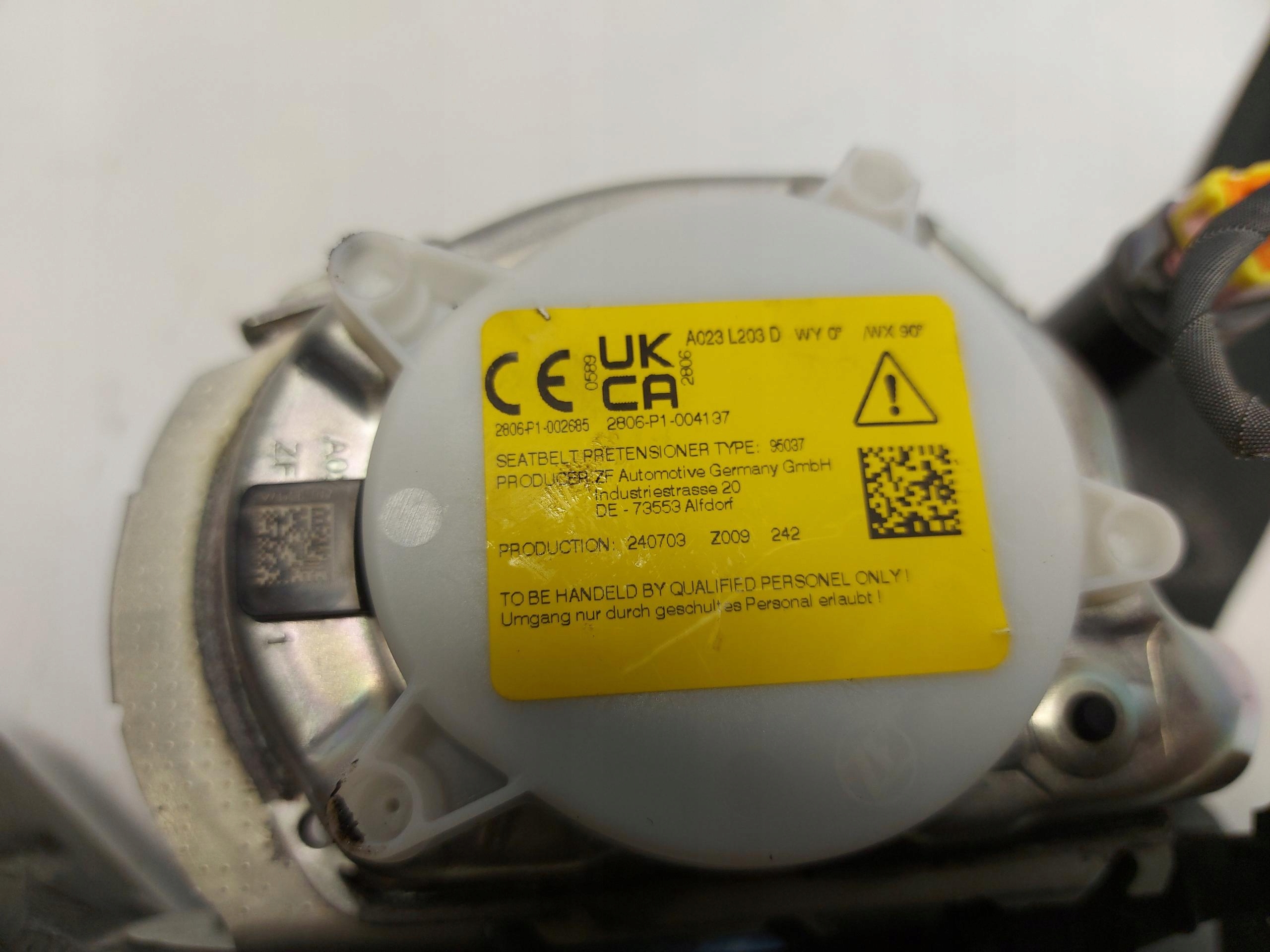 Ford Explorer VII R2KB, Gurten Sicherheits links heck WYSTRZELONY