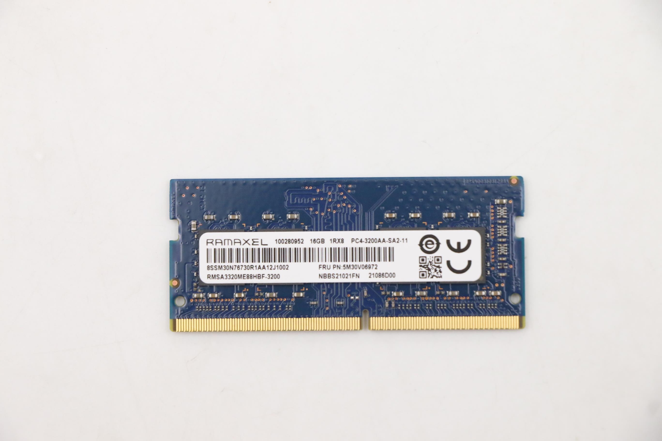 Lenovo Sodimm 16GB, DDR4, 3200MHz, Ramaxel, 5M30V06972