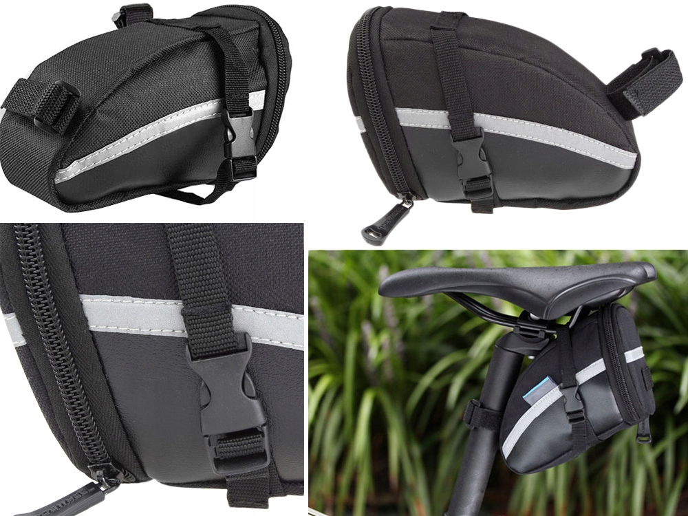 SAKWA TOREBKA TORBA ROWEROWA PODSIODŁOWA POD SIODEŁKO CYCLEVIBE SPLASH MAŁA Długość 8 cm