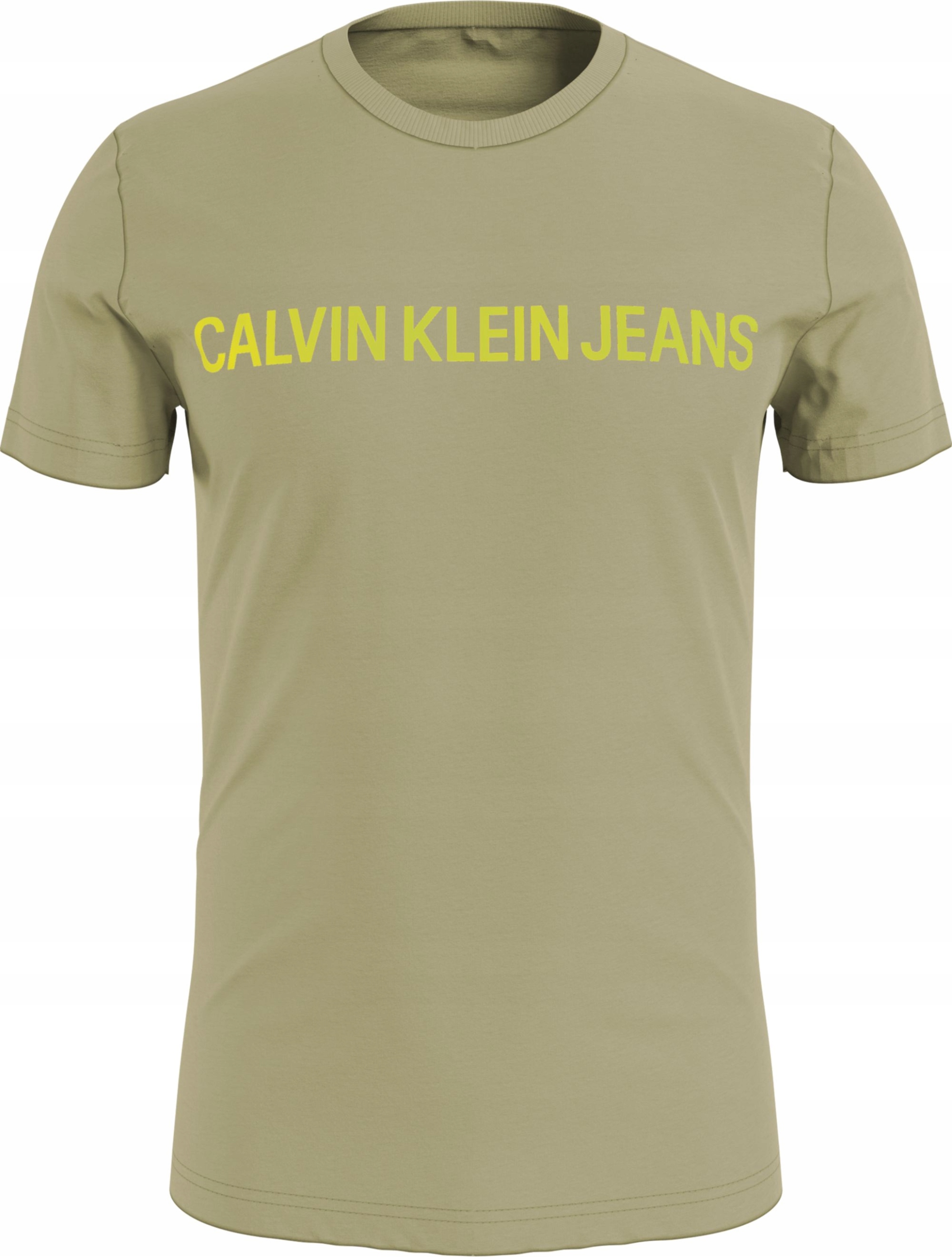 

Calvin Klein Koszulka Męska T-shirt Olive r. L