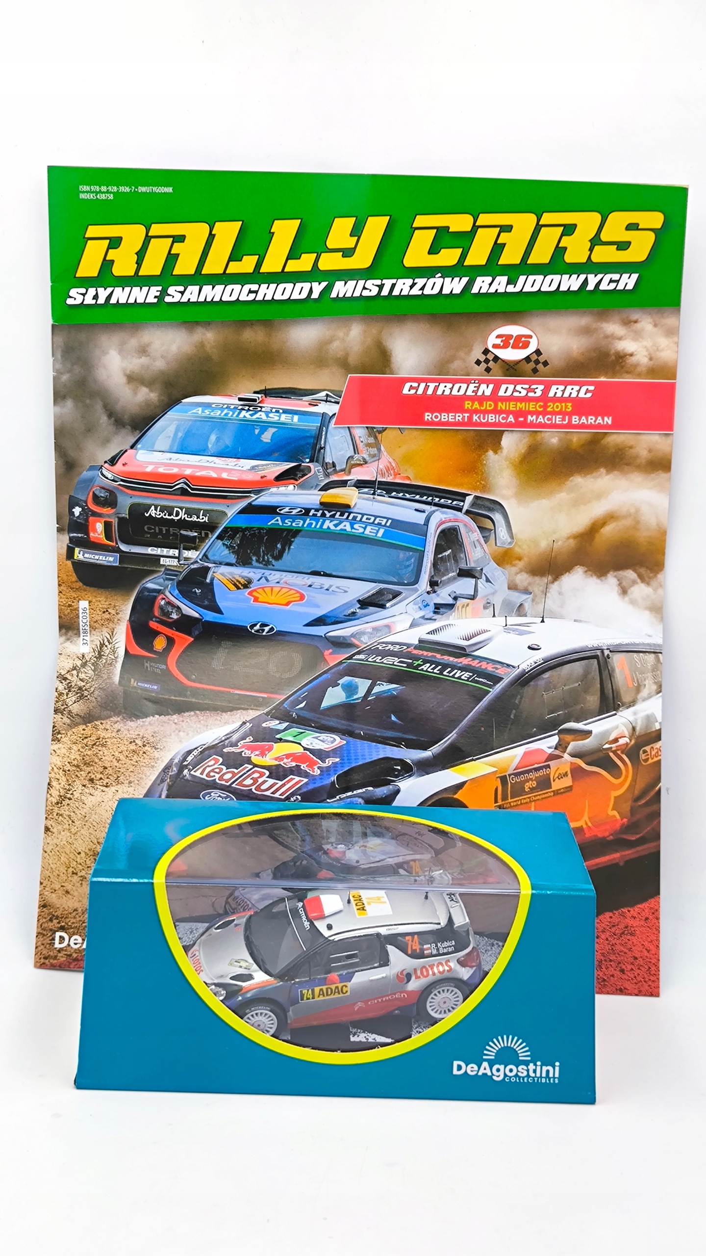 Wrc Citroen Ds Rrc Kubica Adac Rallye 2013 1:43 DeAgostni #35