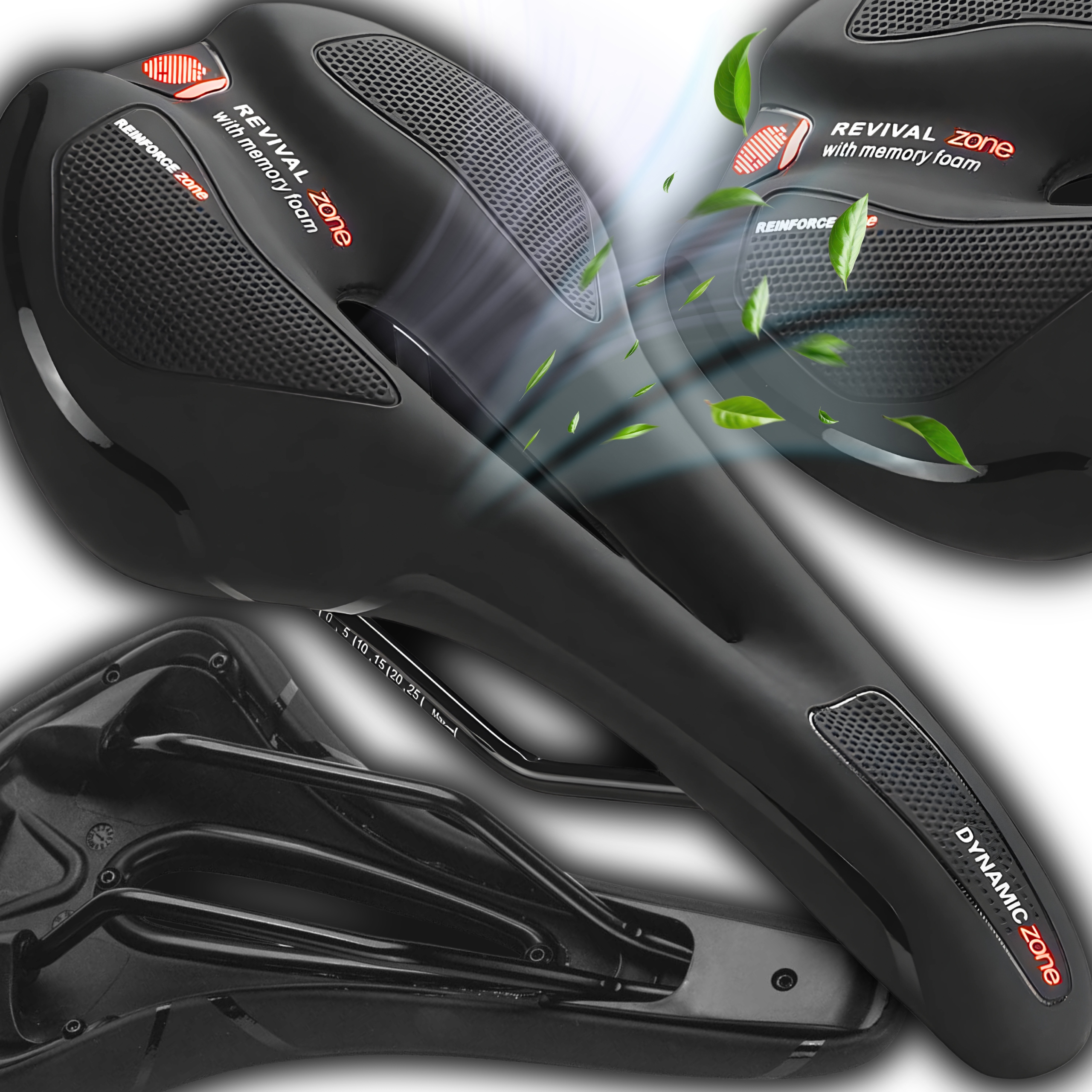 SIODEŁKO ROWEROWE ŻELOWE SIODŁO SPORTOWE DO ROWERU NA ROWER MĘSKIE DAMSKIE