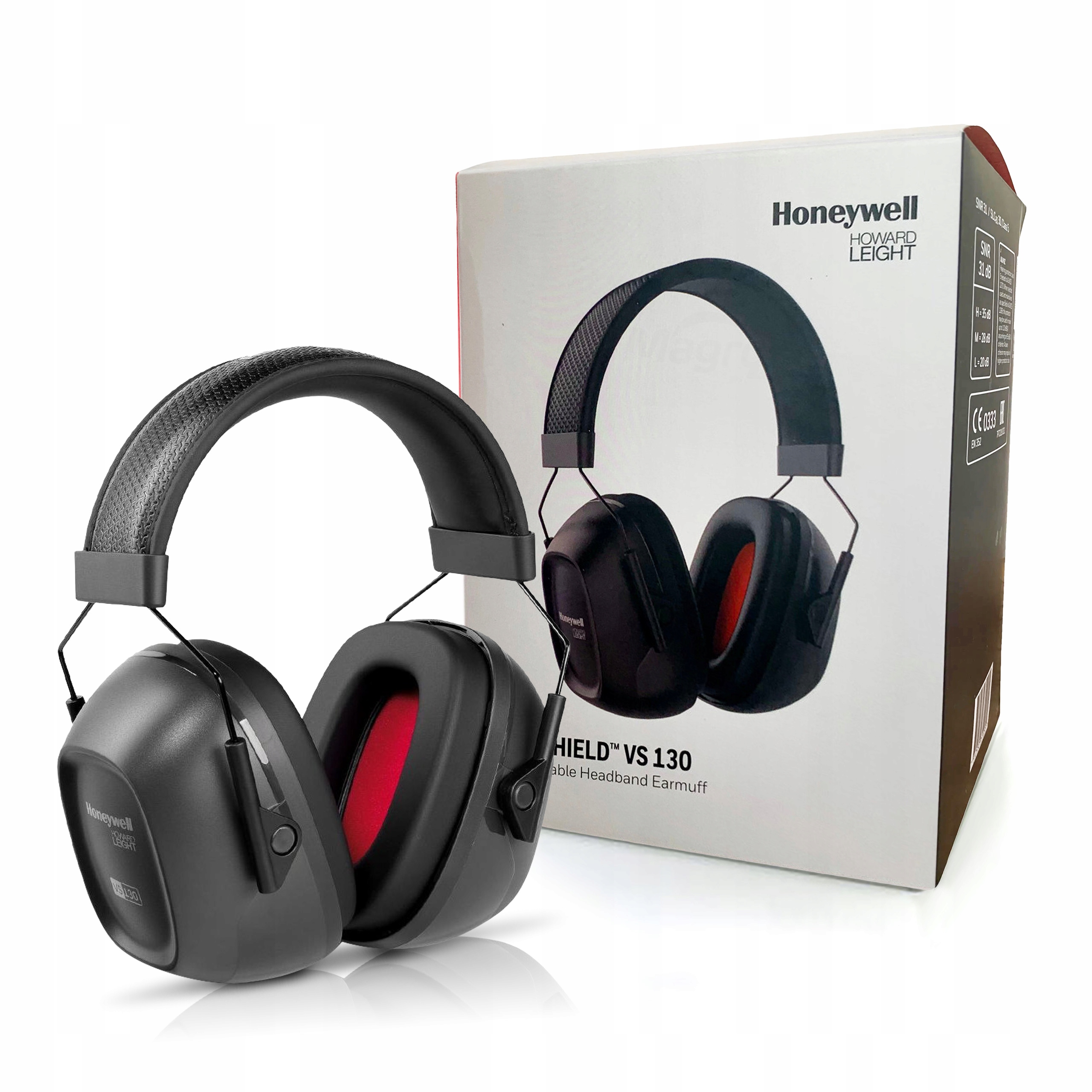 Nauszniki Słuchawki Nagłowne Ochronniki Słuchu 31 dB Honeywell Emea Vs 130