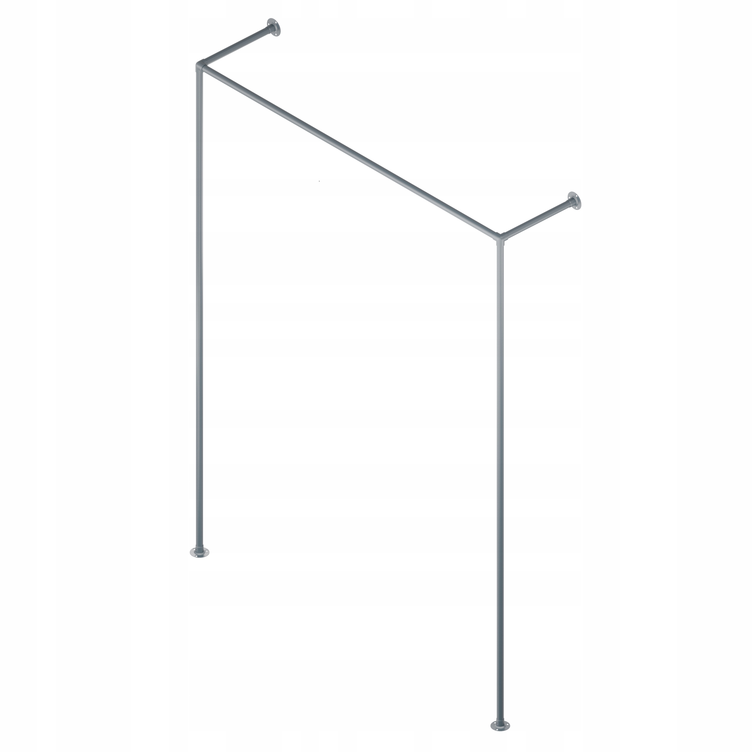 Věšák Na Oblečení Loft 203x150 cm 25 mm Hotse Antracit