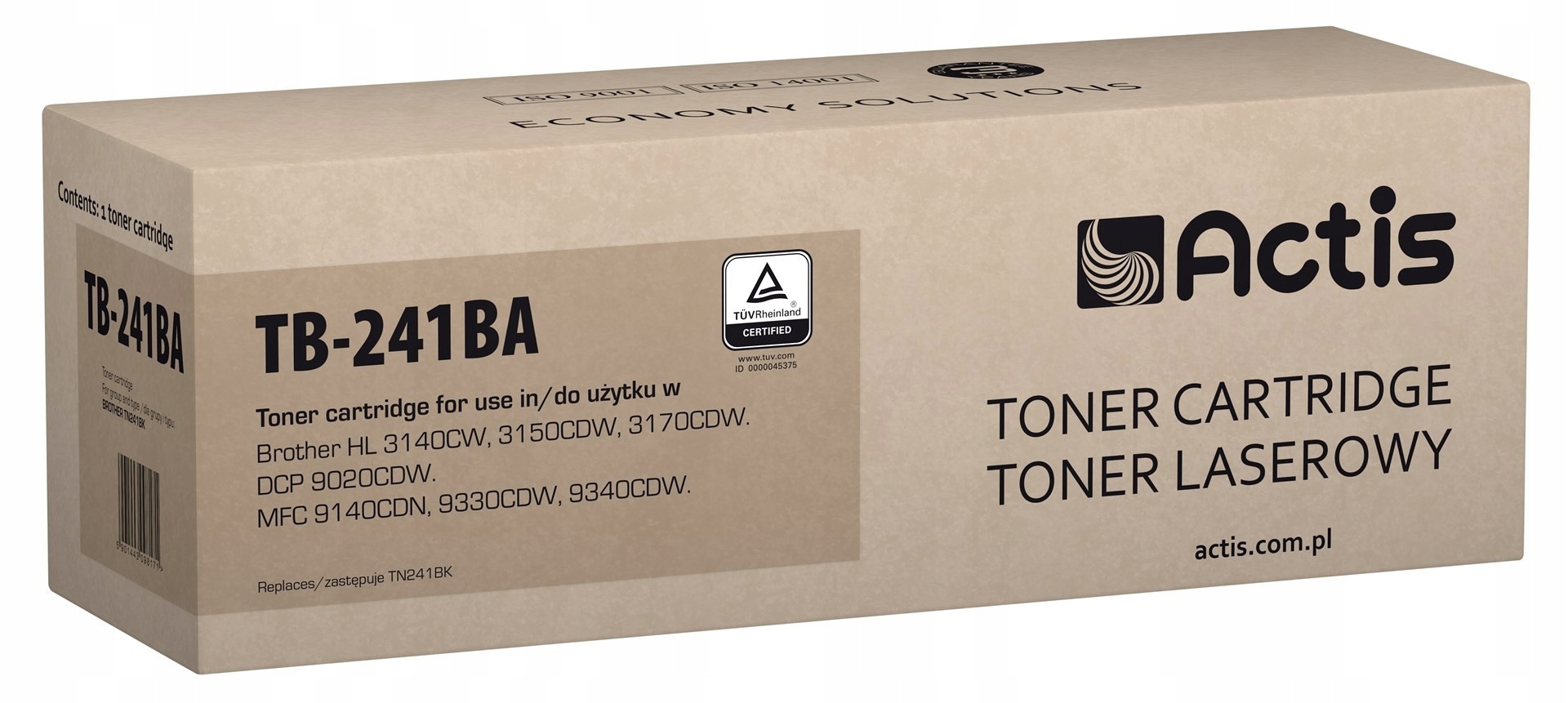 Actis TB-241BA Toner (zamiennik Brother TN-241BK Standard
