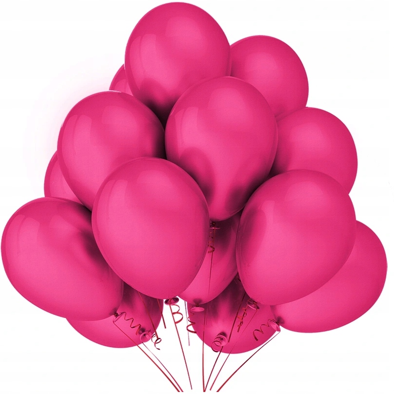 

Balony Metaliczne 12 cali Ciemno Różowe 100 szt