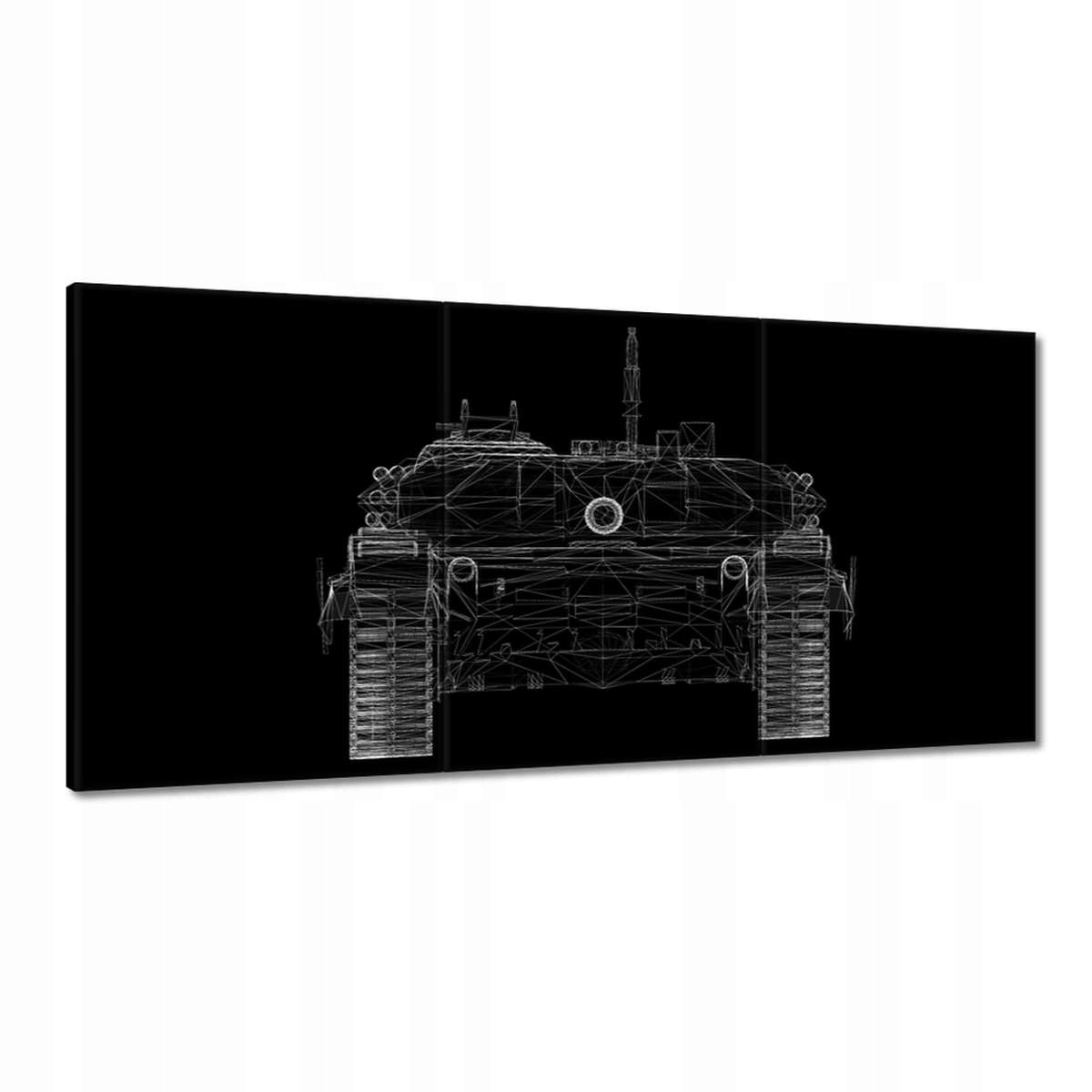 Obrazy 180x90 Konstrukce modelu tanku