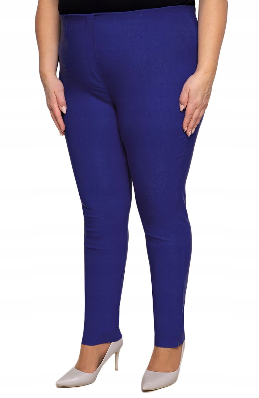 Chabrové zúžené doutníkové kalhoty z bengálského materiálu 62