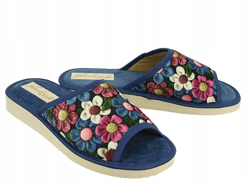 

Kapcie damskie Meteor 049 Ula niebieski r38