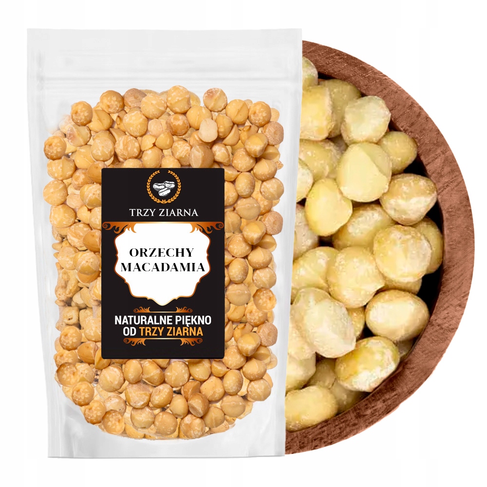 Levně Makadamové Ořechy 500 g Macadamia přírodní, vysoká kvalita