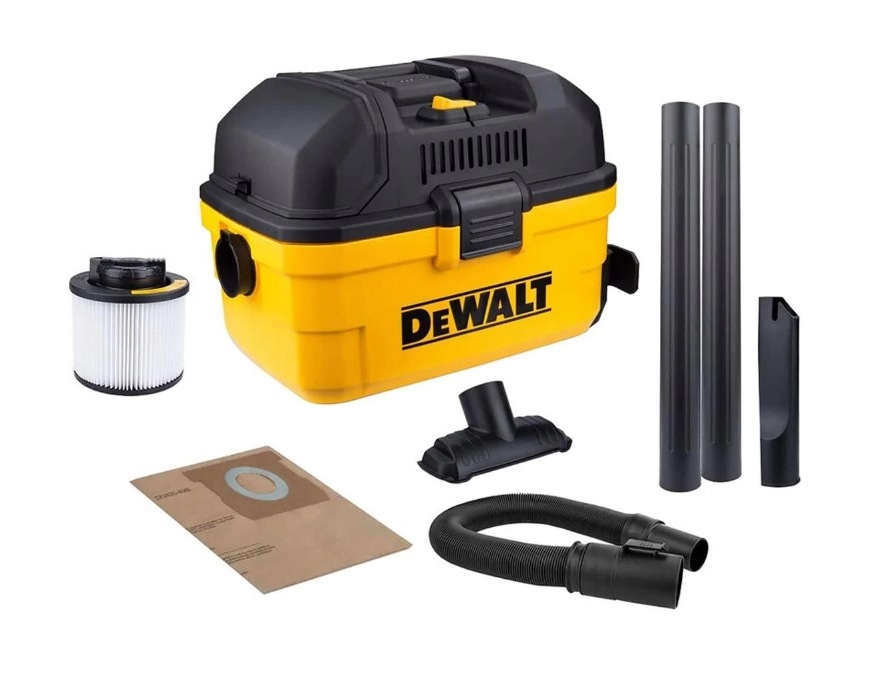 Dewalt Odkurzacz Przemysłowy Do Pracy Na Mokro I Sucho 15L Lekki DXV15T