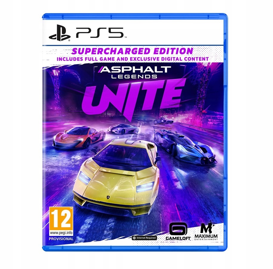 Asphalt Legends Unite : Supercharged Edition PlayStation 5 (PS5) pudełkowa