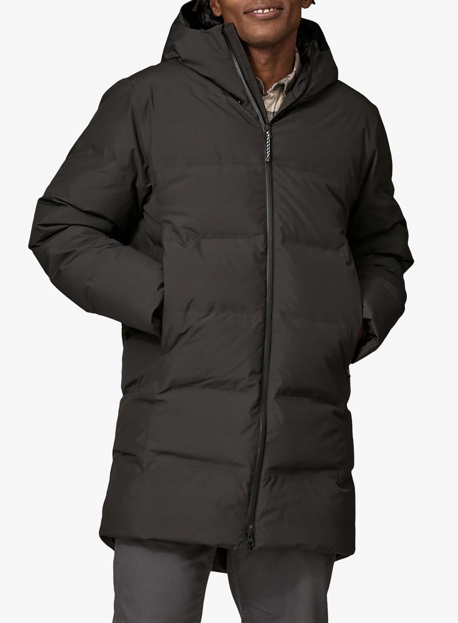 Péřová bunda Patagonia Jackson Glacier Parka černá S