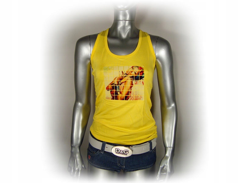 BLUZKA ATLETKA BOKSERKA TOP PRINT FOTO JAPONKA Linia regular