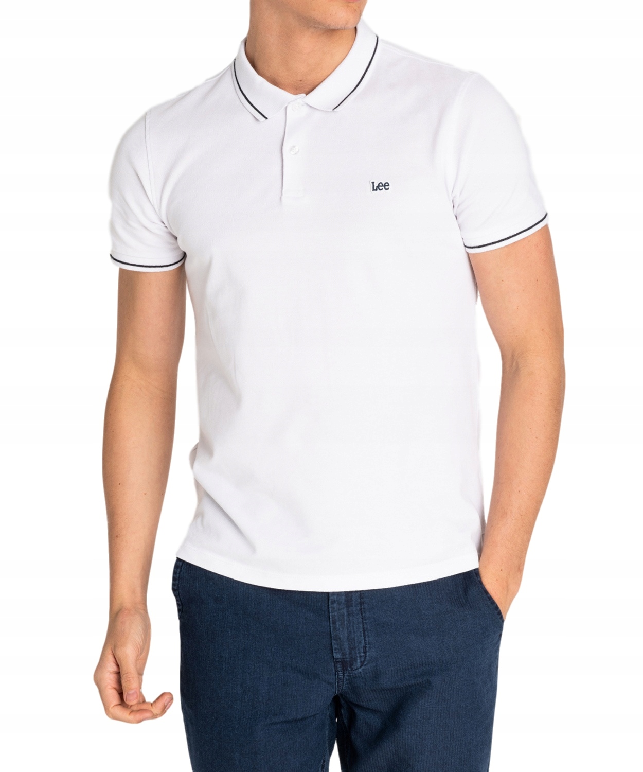 

Koszulka Lee Pique Polo L61ARLLJ Bright White XL