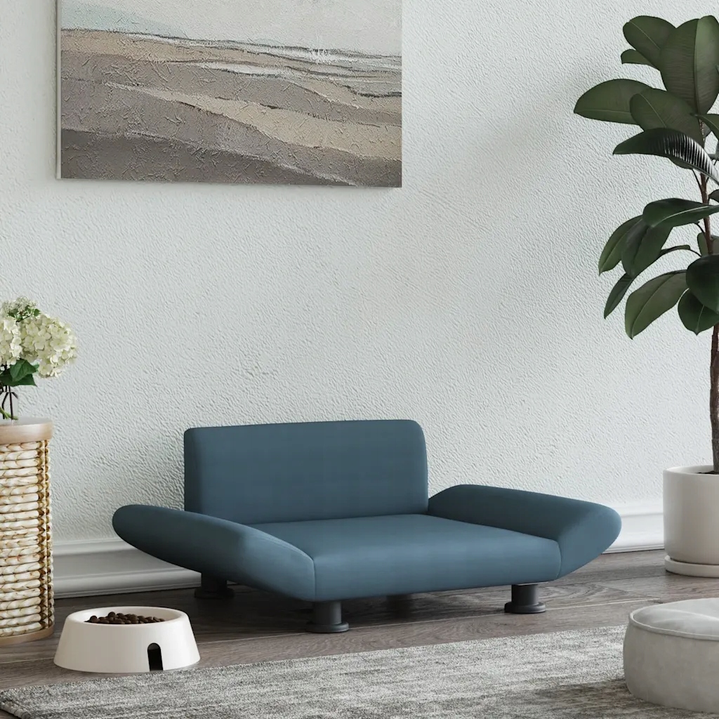 Levně Pelíšek pro psy tmavě šedý 70 x 45 x 28 cm textil Šedá 171997