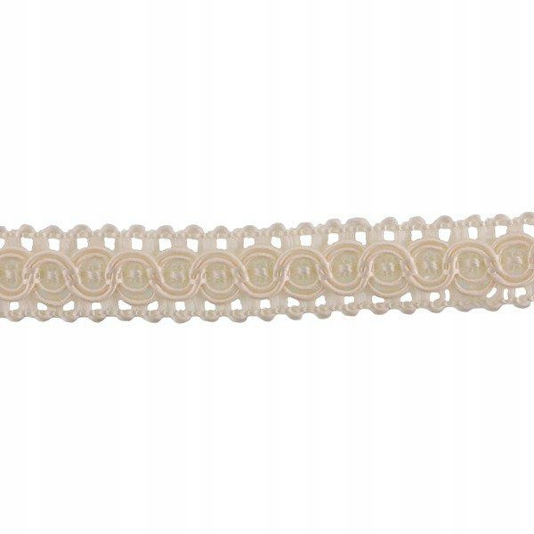 Čalounická ozdobná páska 14mm/50m ecru TWB-13