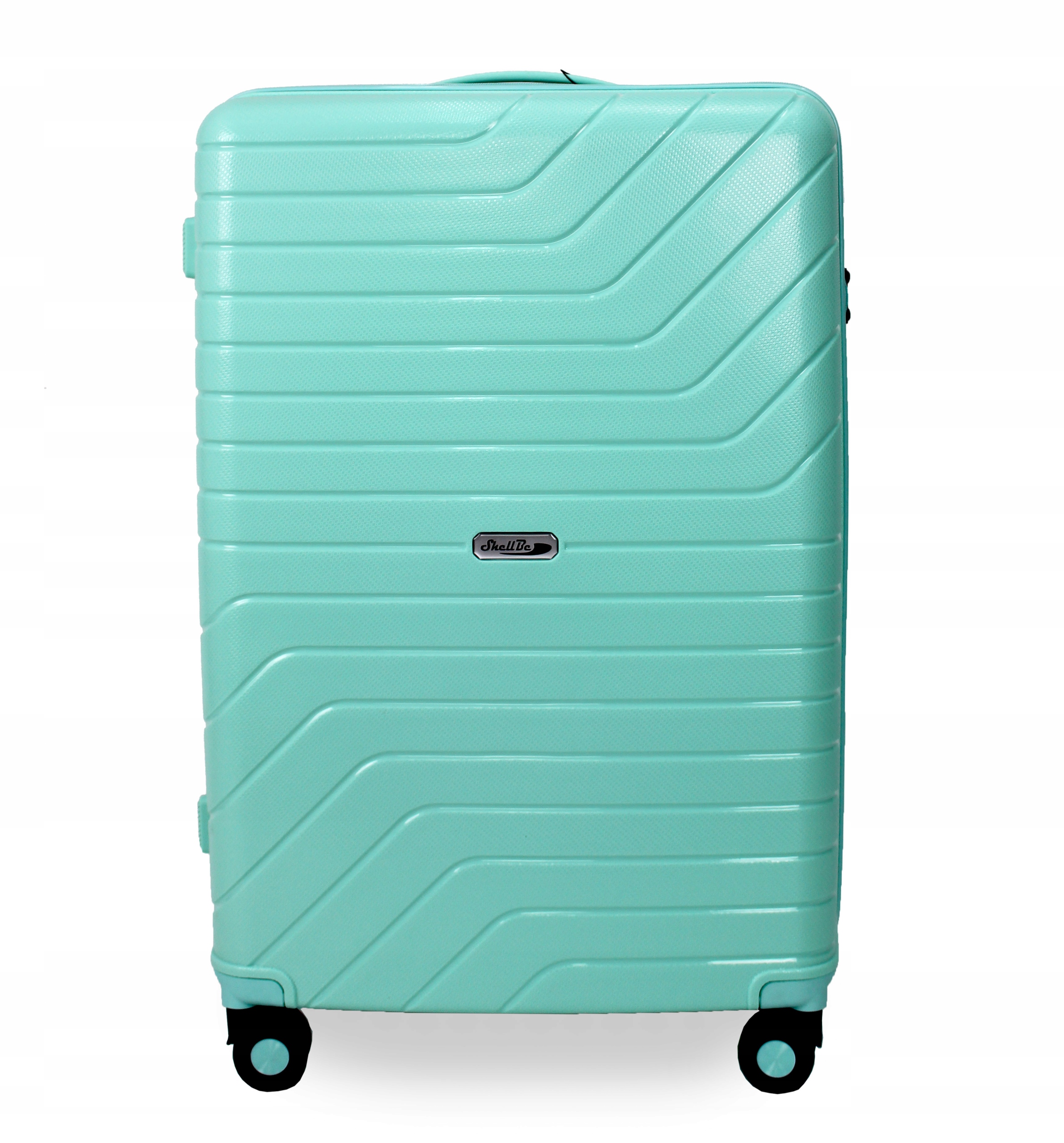 LEKKA WALIZKA PODRÓŻNA PP WYTRZYMAŁA XXL POJEMNA MOCNA ALUMINIUM Materiał dominujący polipropylen