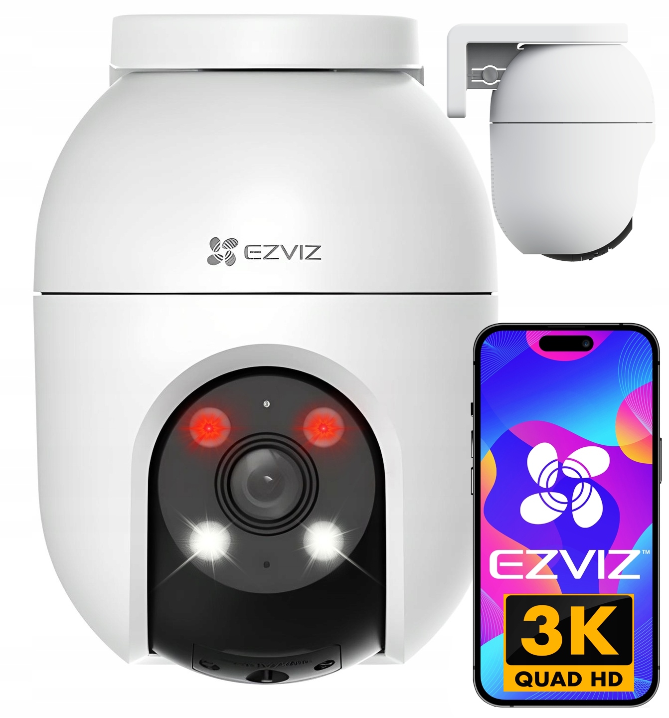 WiFi kamera 5Mpx Dual Light vonkajšia C8C 3K Sledovanie Autotracking