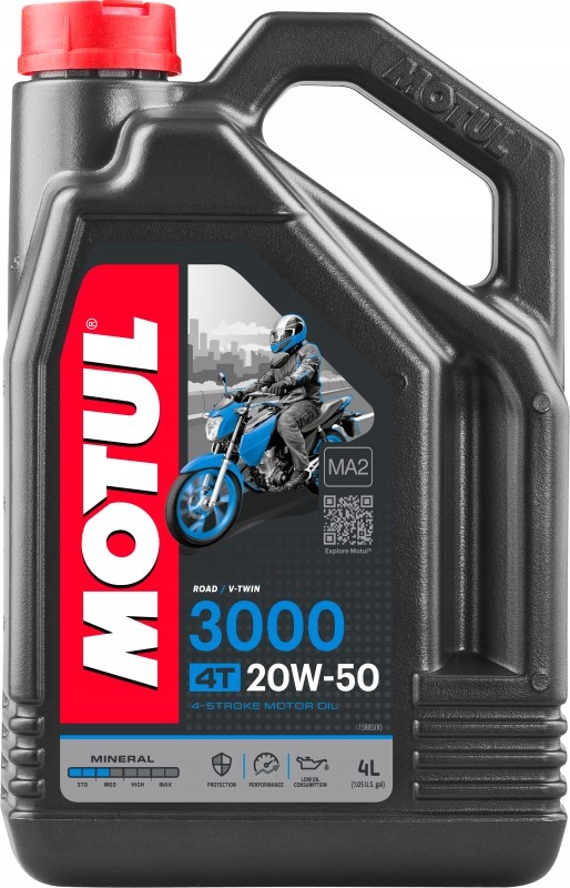 Olej Motul 20V50 4L 3000 4T Minerálny Motocykle