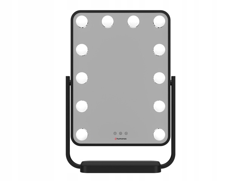 Lusterko kosmetyczne HUMANAS HS-HM01 Czarny