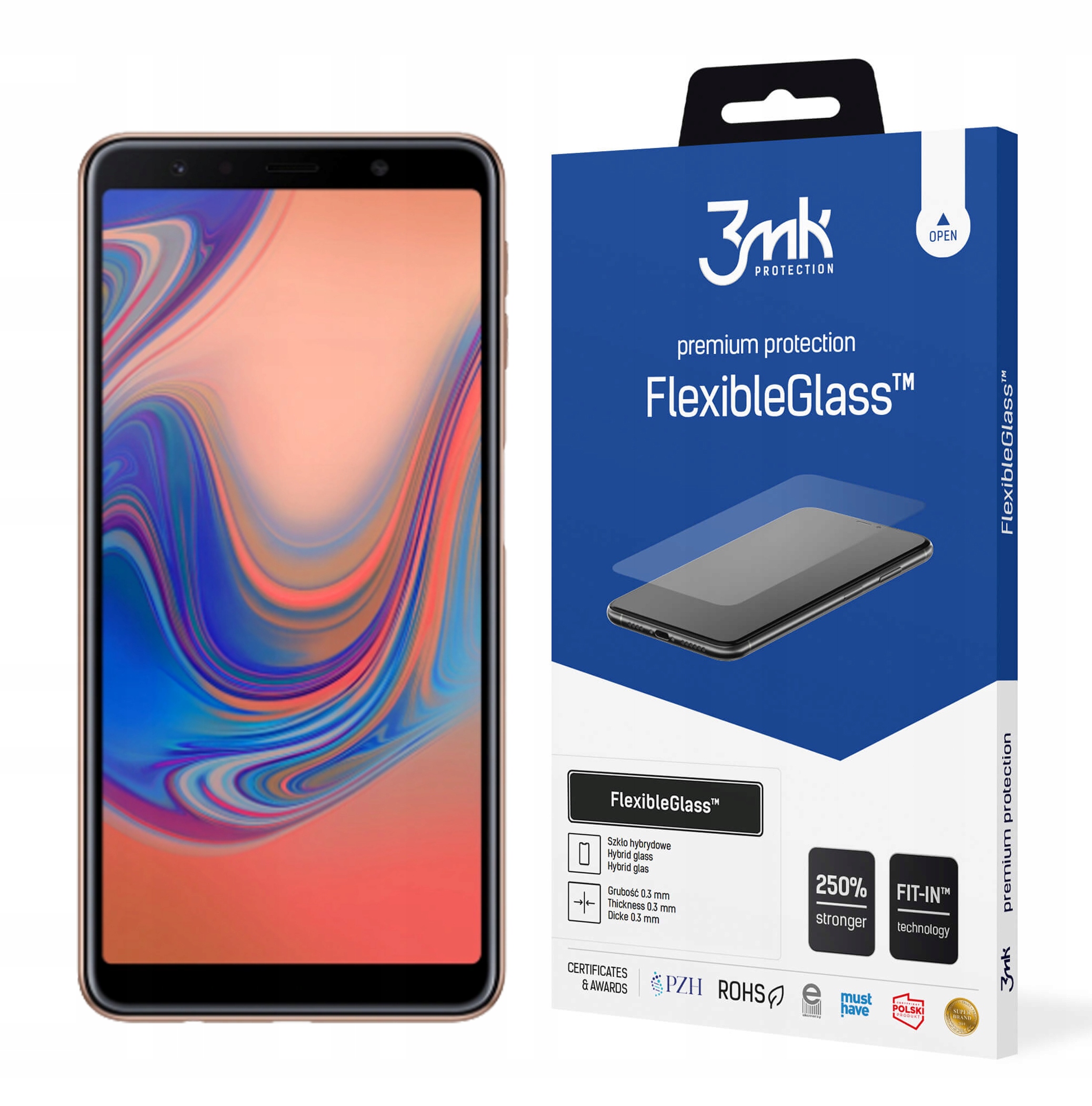 

3MK Szkło FlexibleGlass do Samsung A7 2018
