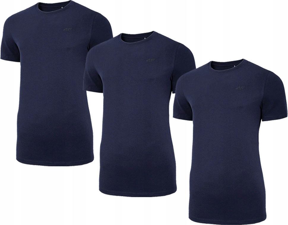 

4F Koszulka Męska Zestaw 3szt T-shirt r.XL