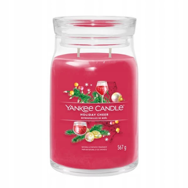 Yankee Candle Holiday Cheer velká vonná svíčka 567 g