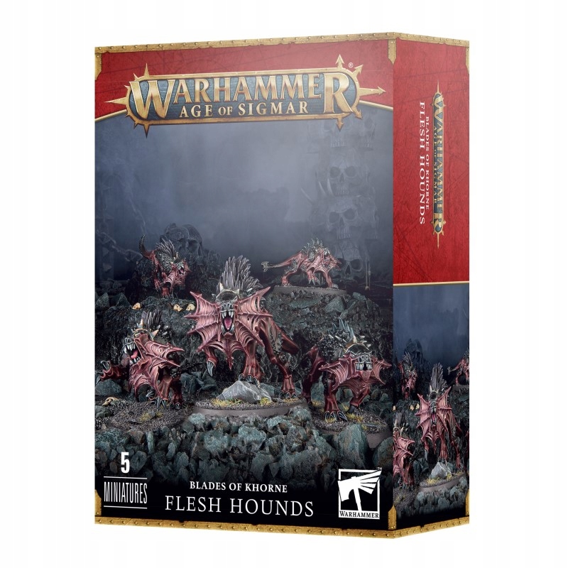 Blades of Khorne Flesh Hounds zestaw figurek do malowania