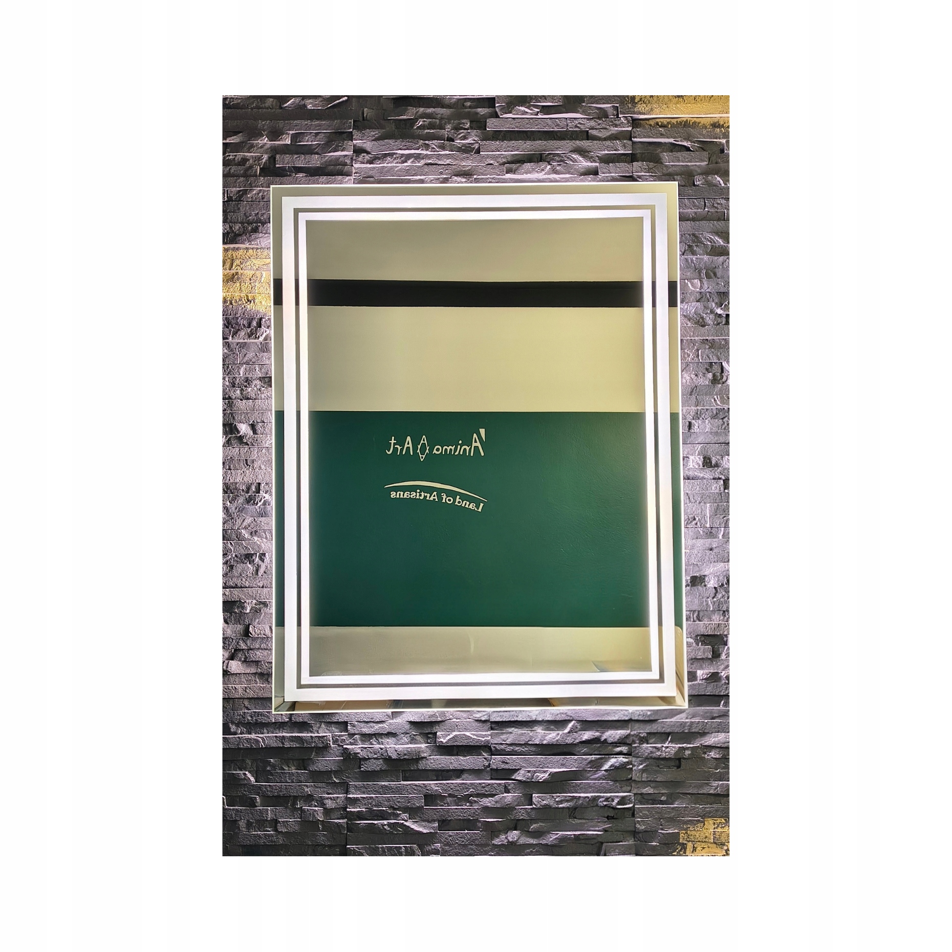 Led zrkadlo 80 cm x 100 cm Nástenné Kúpeľňa, Obývačka, Predsieň, Kancelária+