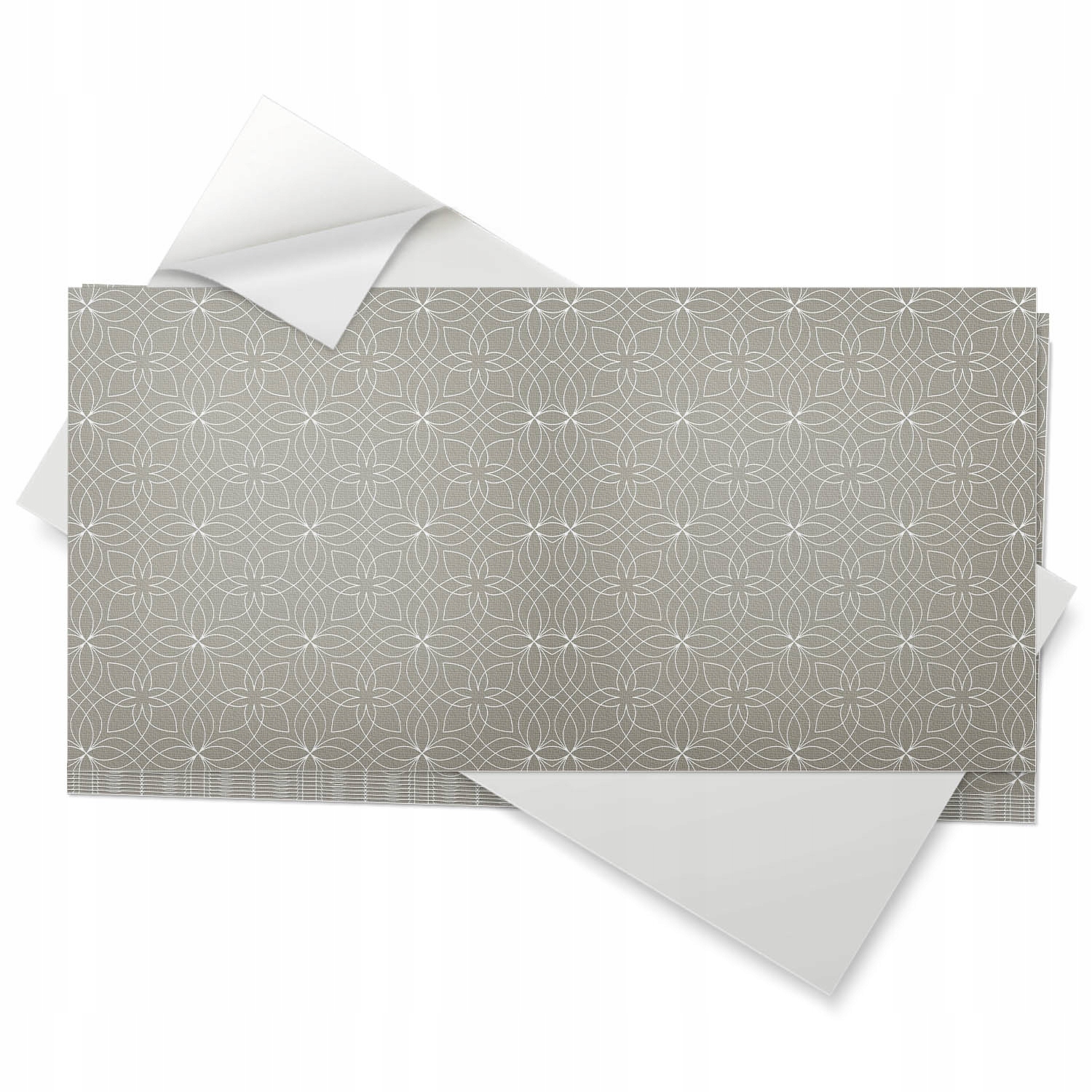 Sada samolepících dlaždic 10 ks 40x20 cm Geometrický vzor květin