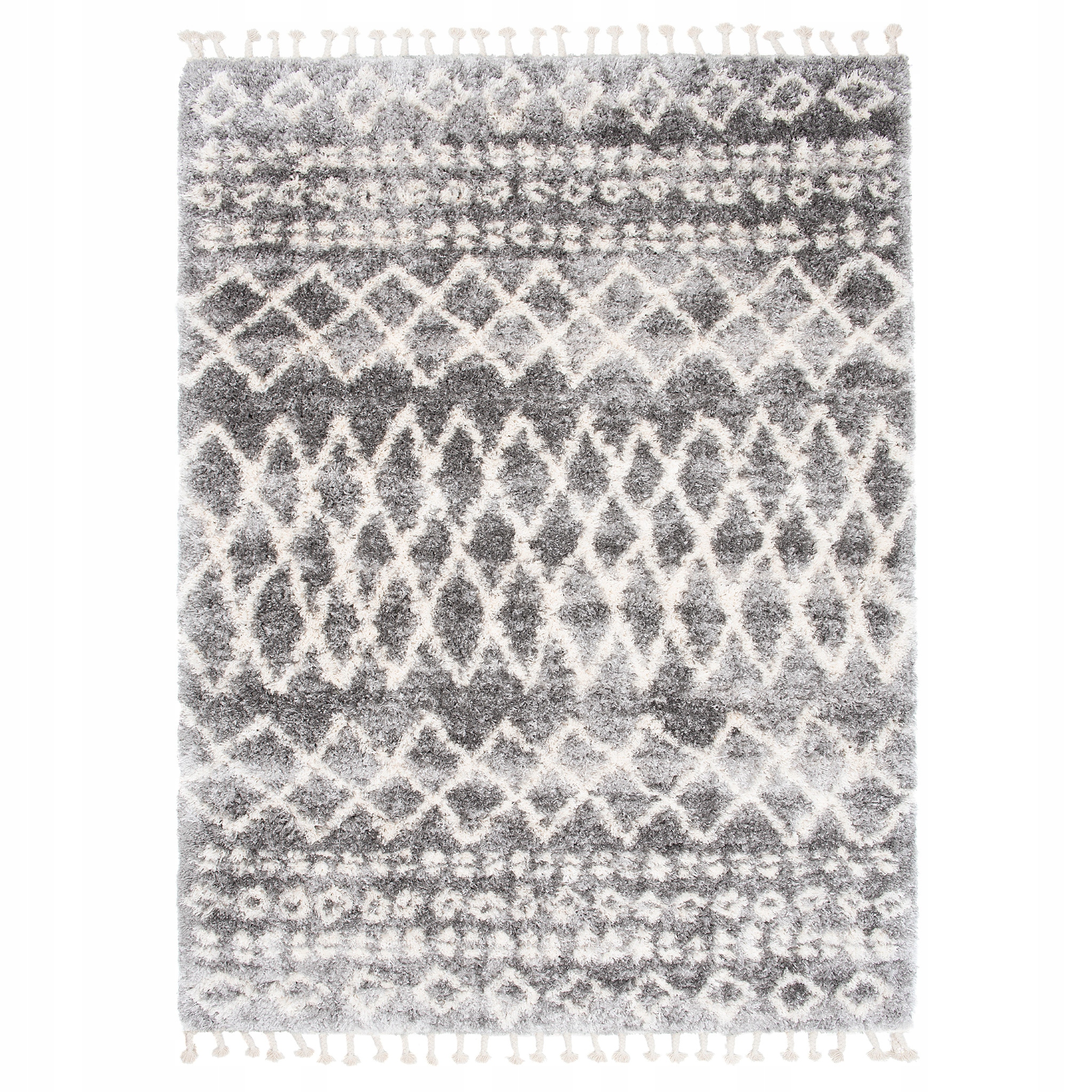 Dywan Boho Aztec 200x300 Shaggy Z Frędzlami r16