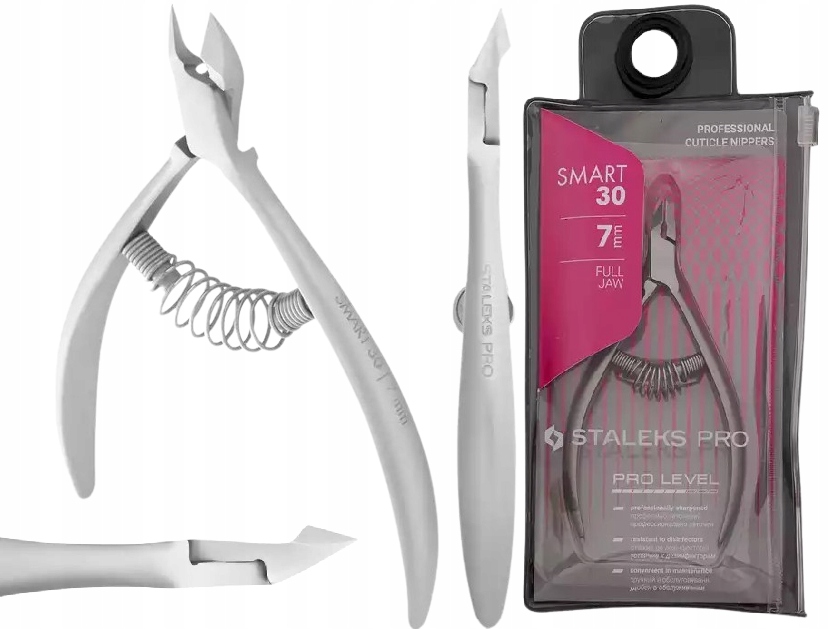 Staleks Profesionální kleště na kůži Smart 30 7 mm z chirurgické oceli