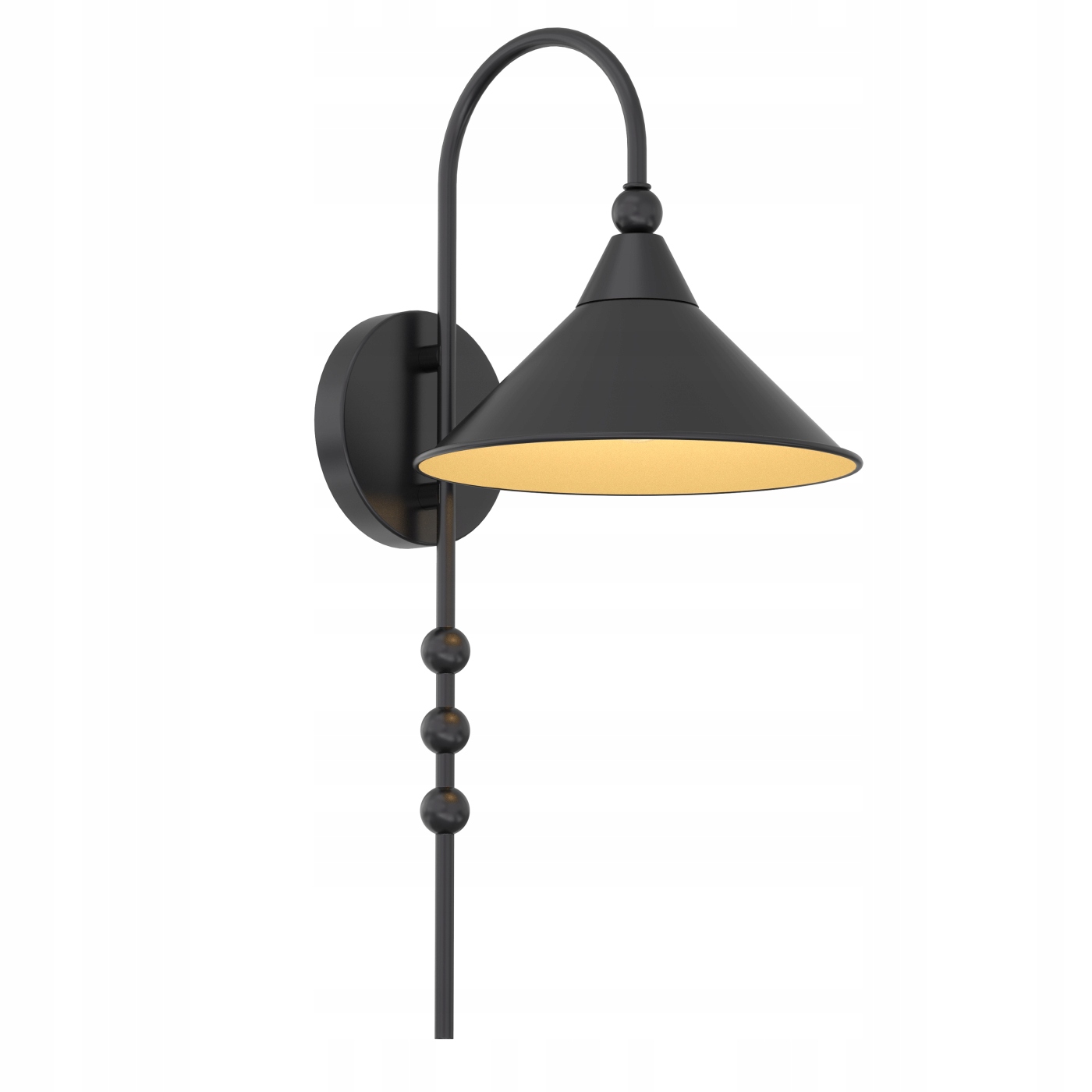 Ashford čierno-zlatá W01531BK Cosmo Light