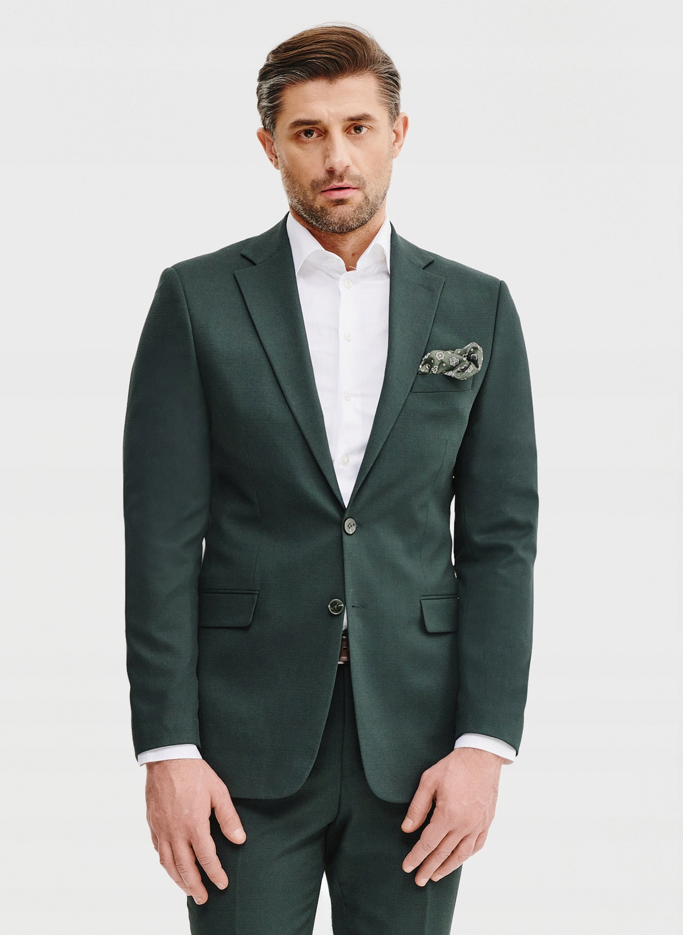 Elegantní zelená sako obleková bunda Pako Lorente vel