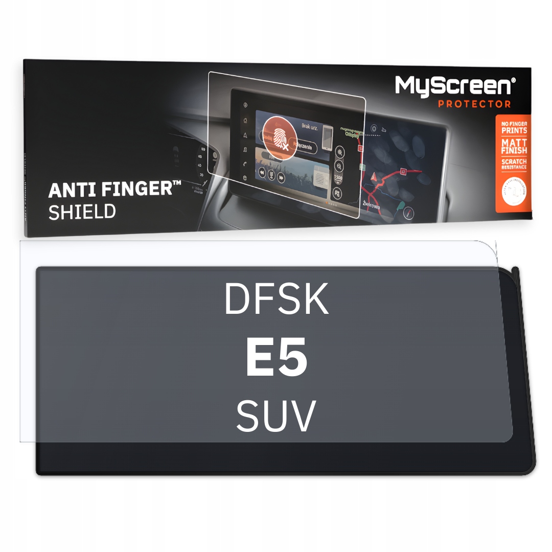 Fólie pro Dfsk E5 Suv 2025 Přední Centrum Control Panel MyScreen